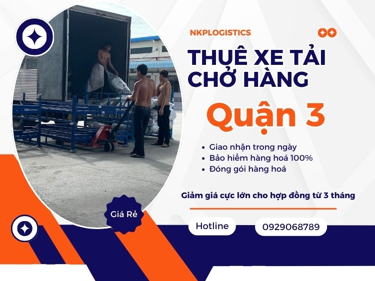 thuê xe tải chở hàng quận 3
