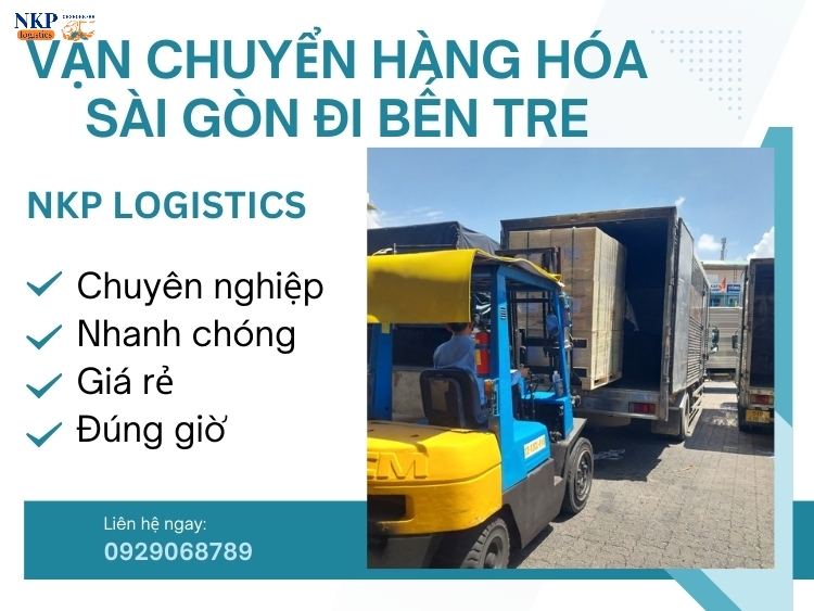 Gửi hàng từ Sài Gòn đi Bến Tre