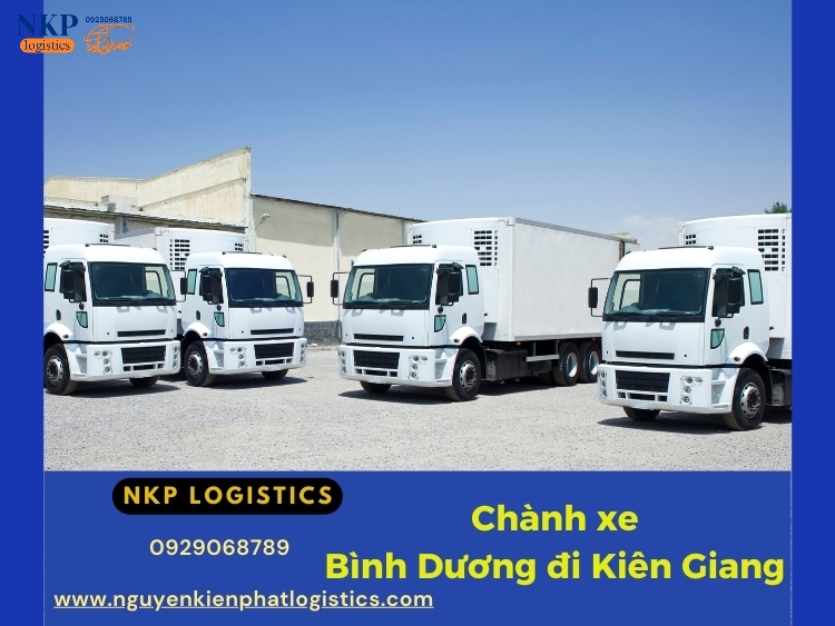 Các tuyến đường chành xe Bình Dương đi Kiên Giang và ngược lại tại NKP Logistics