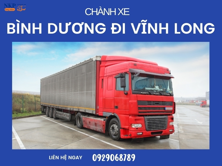 Những loại xe tải vận chuyển hàng hóa Bình Dương Vĩnh Long tại NKP Logistics