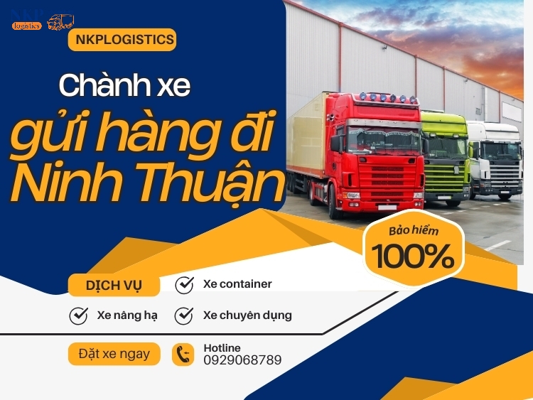 Vận chuyển hàng đi Ninh Thuận chuyên chở những mặt hàng nào?