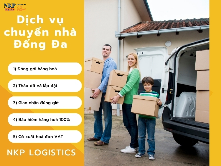 Dịch vụ chuyển nhà Đống Đa nhanh gọn, cam kết đúng hẹn