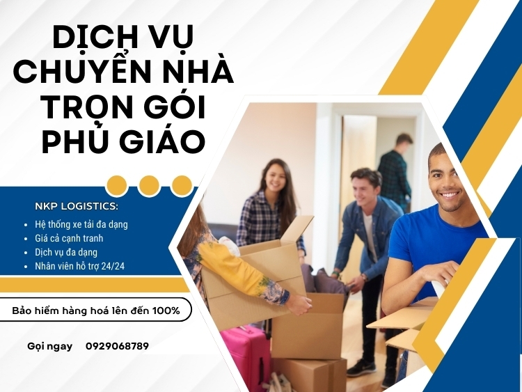 dịch vụ chuyển nhà trọn gói Phú Giáo