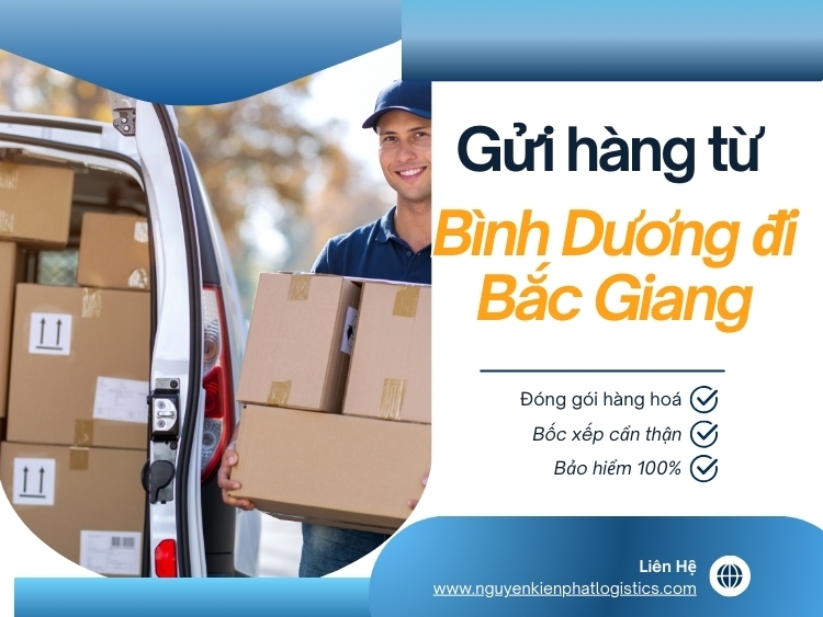 gửi hàng từ Bình Dương đi Bắc Giang