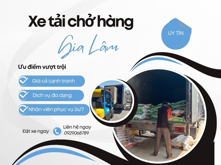 thuê xe tải chở hàng huyện gia lâm