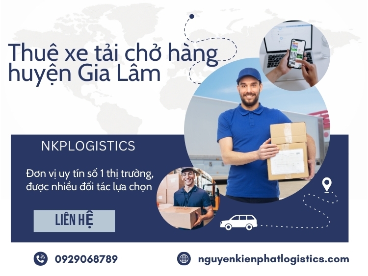 thuê xe tải chở hàng huyện gia lâm