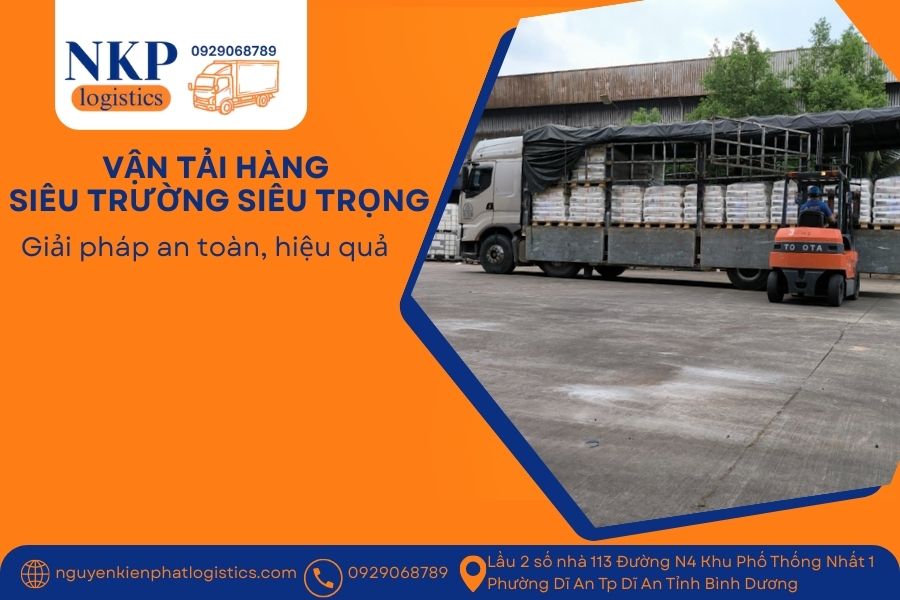 Vận tải hàng siêu trường siêu trọng Vận tải hàng siêu trường siêu trọng