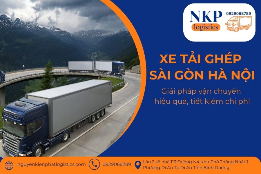 Xe tải ghép Sài Gòn Hà Nội Xe tải ghép Sài Gòn Hà Nội