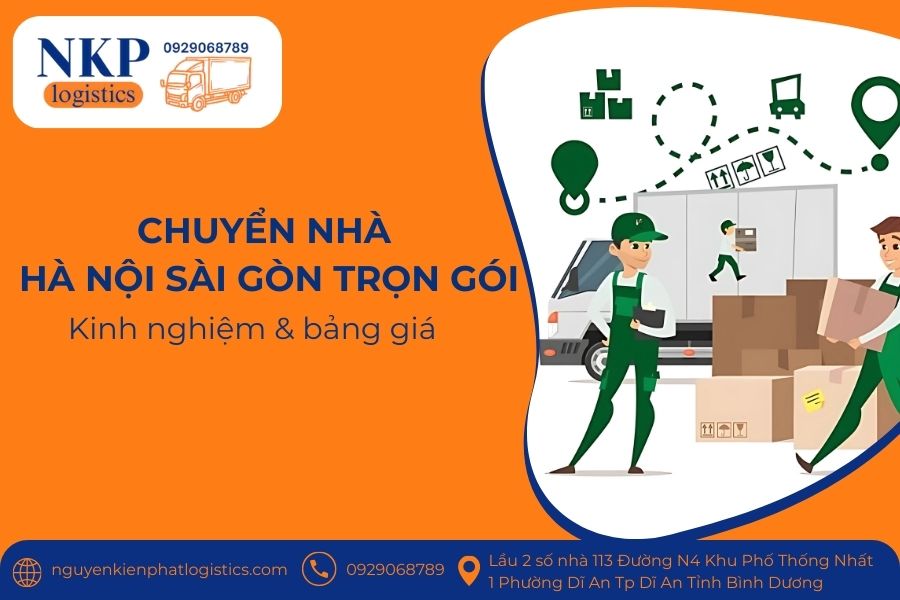 Chuyển nhà Hà Nội Sài Gòn trọn gói
