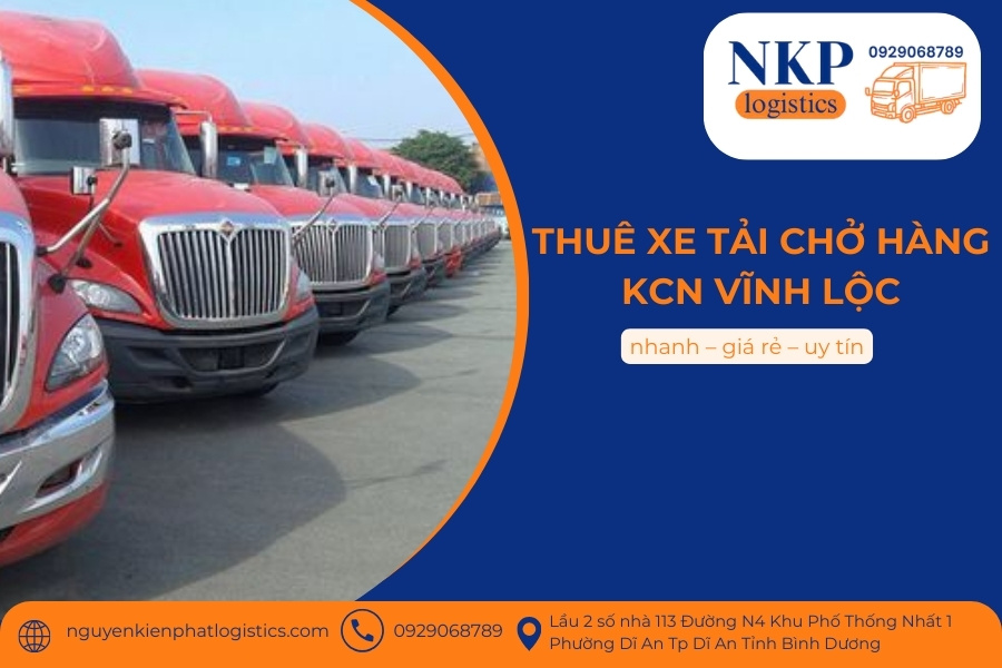 Thuê xe tải chở hàng KCN Vĩnh Lộc Thuê xe tải chở hàng KCN Vĩnh Lộc