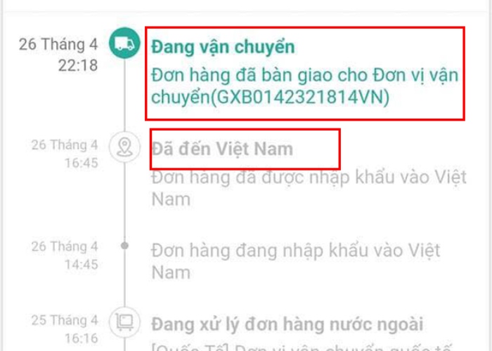 Tra mã vận đơn GXB qua Shopee Tra mã vận đơn GXB qua Shopee