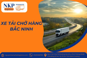 Xe tải chở hàng Bắc Ninh